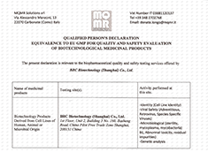 EU GMP Qualified Person (QP) compliance statement